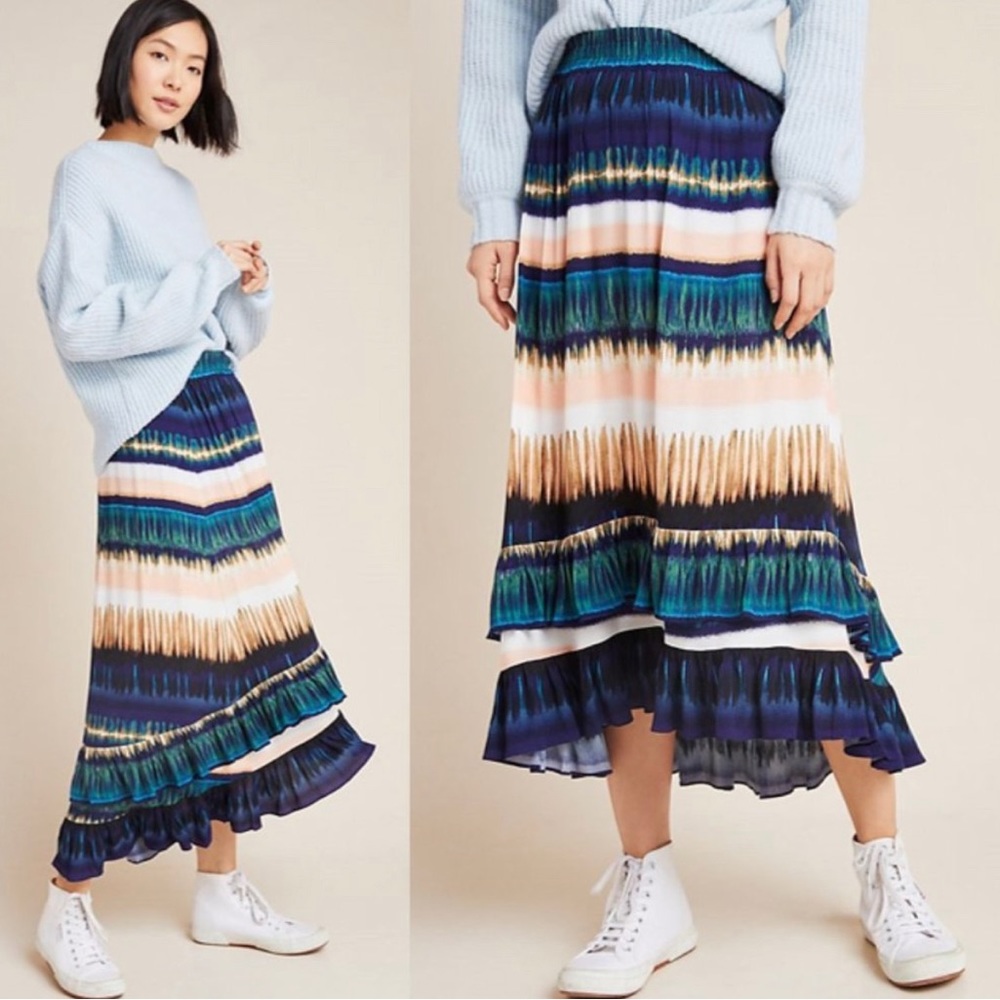 Anthropologie maxi skirt